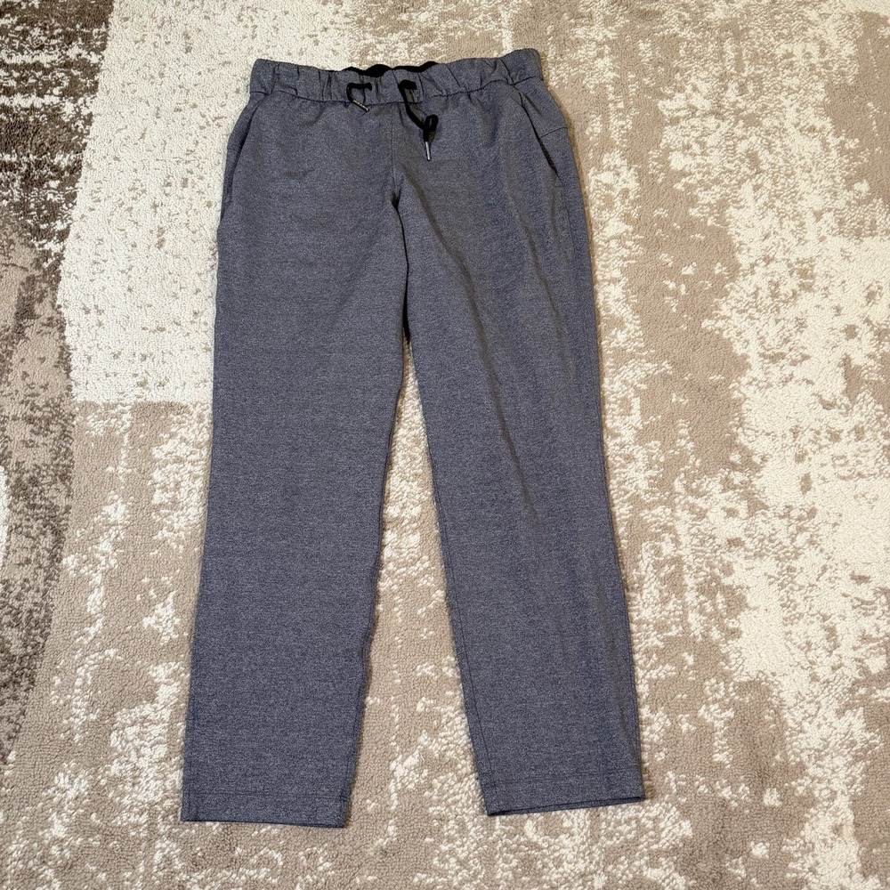 Lululemon On the Fly 7/8 Pant Heathered Charcoal Grey Jogger Womens 8 Casual
